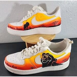 Lion King Air Force 1 Custom Logo AF1 Shoes for Unisex